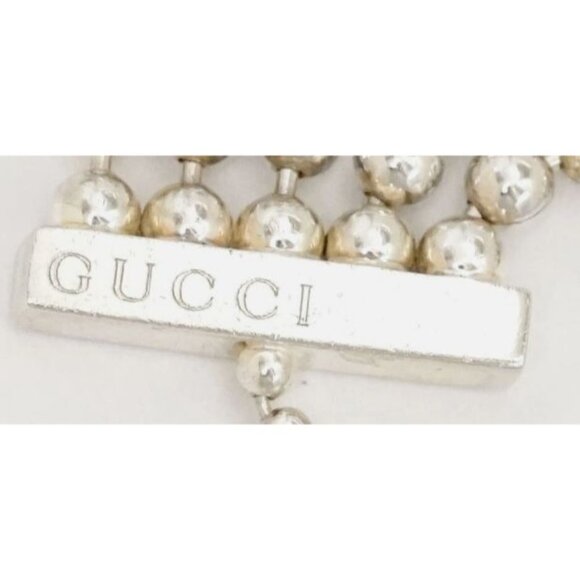 Gucci Groove – Preloved Multi-Strand G Logo Ball Chain Bracelet (with Full Packa - Picture 8 of 12